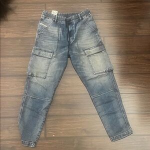 Men's Diesel Blue Cargo Pants